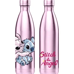 Botella Isotérmica Stitch & Angel - 500 ml de Acero Inoxidable