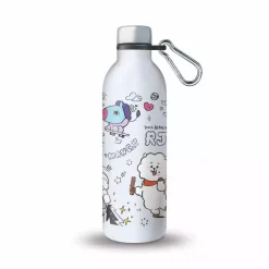 Botella metálica BT21 500ml – ¡Tu bebida siempre perfecta!