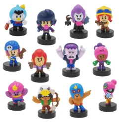 Brawl Stars Pack Deluxe de 12 Figuras Colección Diferentes Modelos