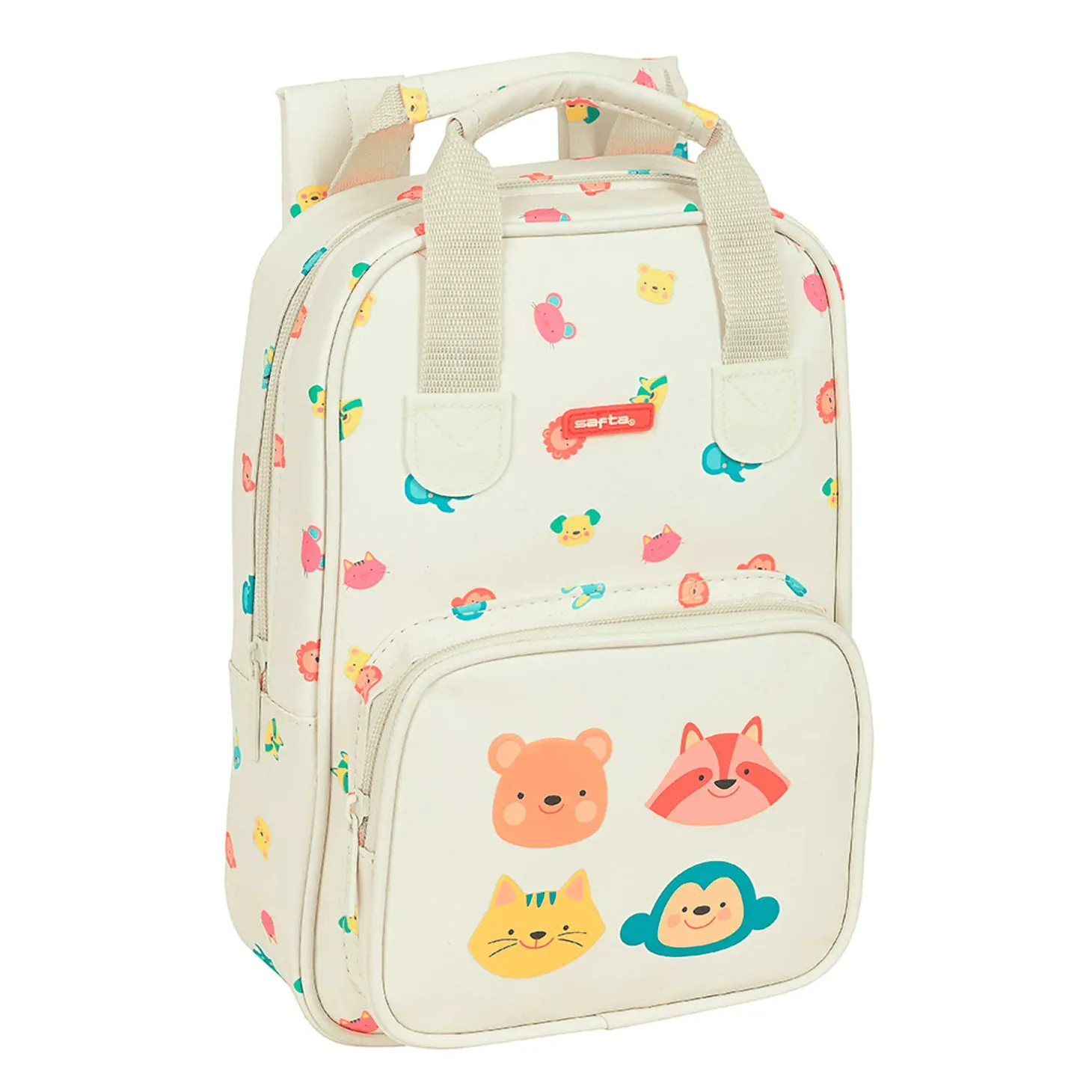 Cabecitas Mochilita Facil Limpieza Preescolar Guardería