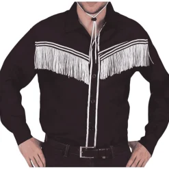 Camisa de Vaquero para Disfraz Adulto Talla L