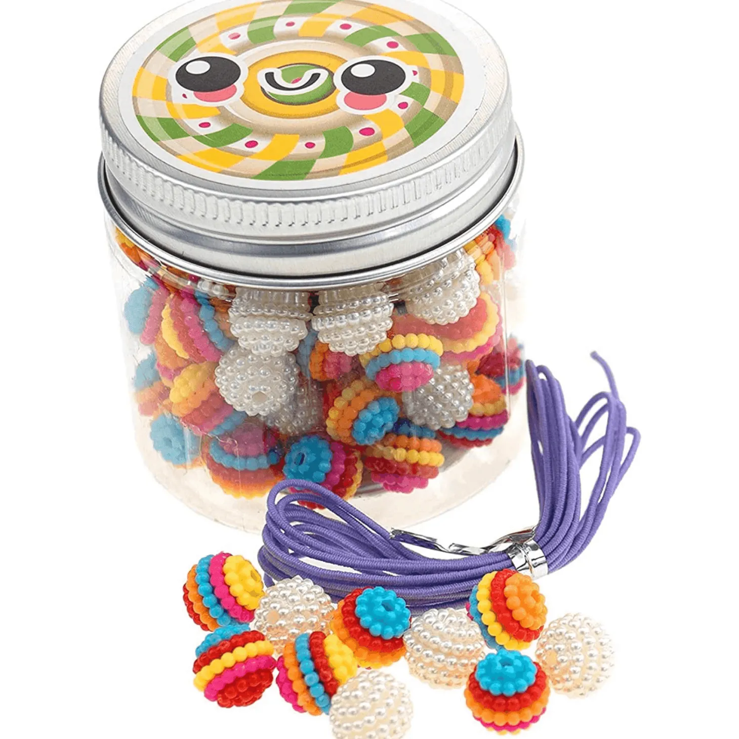 Candy Beads Perlas de Colores para Hacer Pulseras Diferentes Modelos