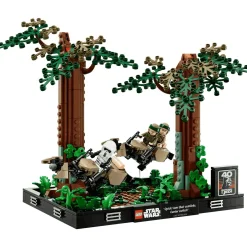 Capta el dinamismo de una emocionante escena de Star Wars: El Retorno del Jedi con el set LEGO® Star