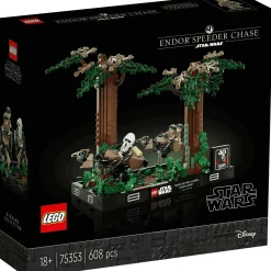 Capta el dinamismo de una emocionante escena de Star Wars: El Retorno del Jedi con el set LEGO® Star