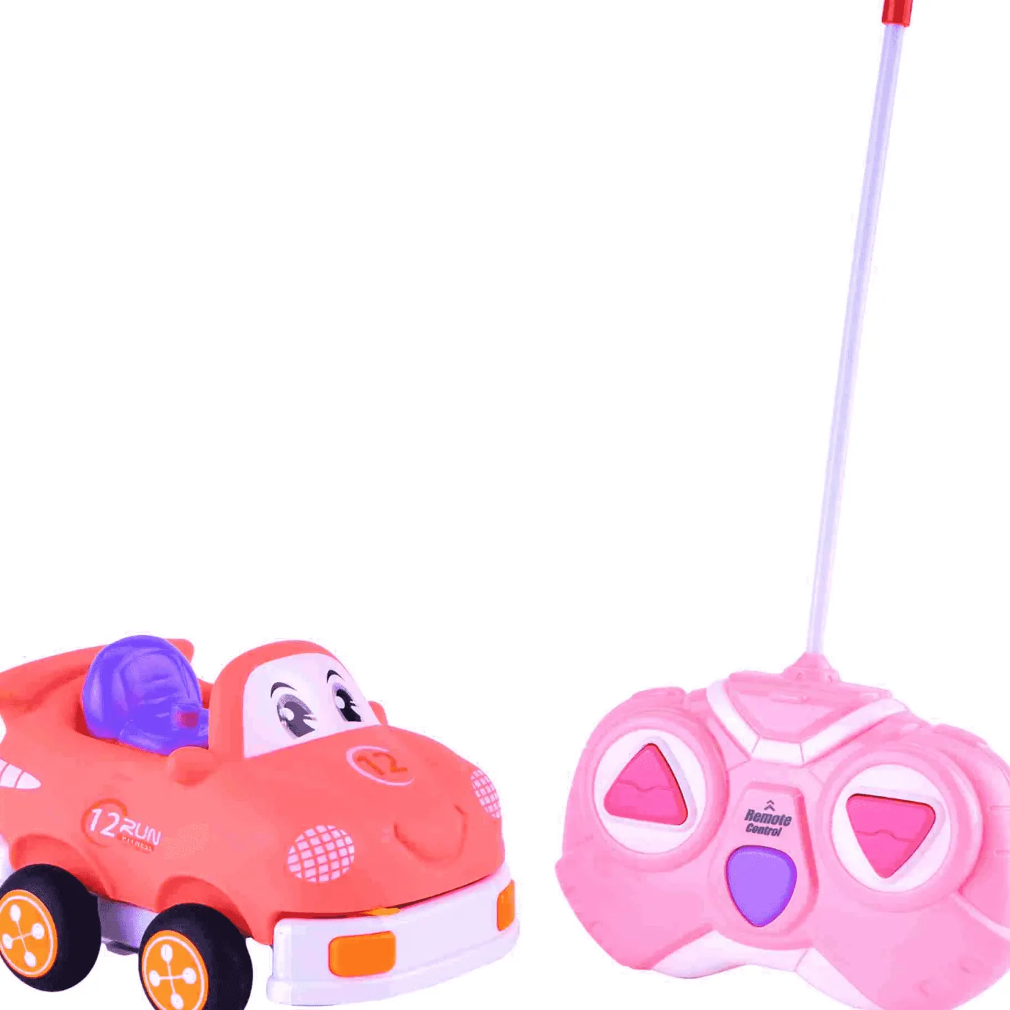 Cartoon Car Radio Control Juguete Infantil