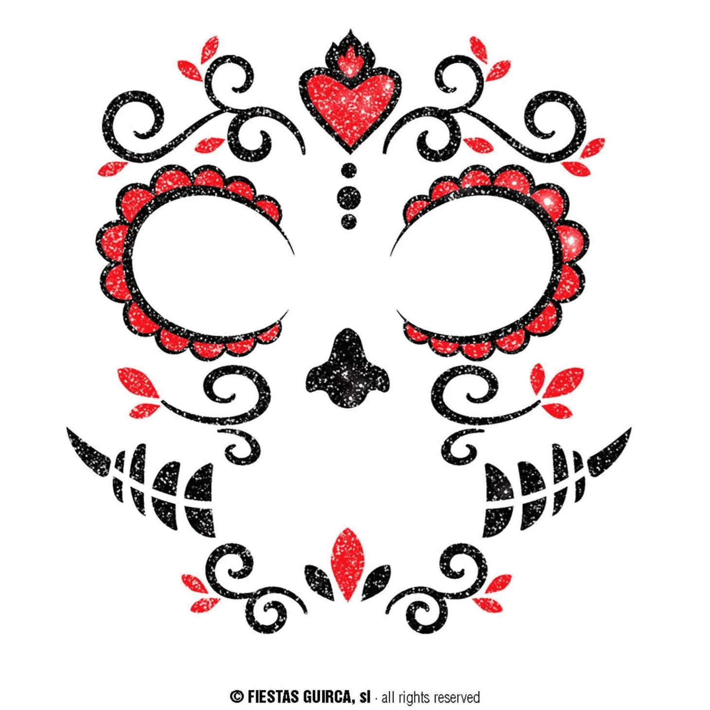 Catrina Glitter Face 20x20 cm