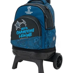 CHAMPIONS STARS Mochila con Carro Premium Extraíble 44,5 cm: Comodidad y Estilo para el Colegio