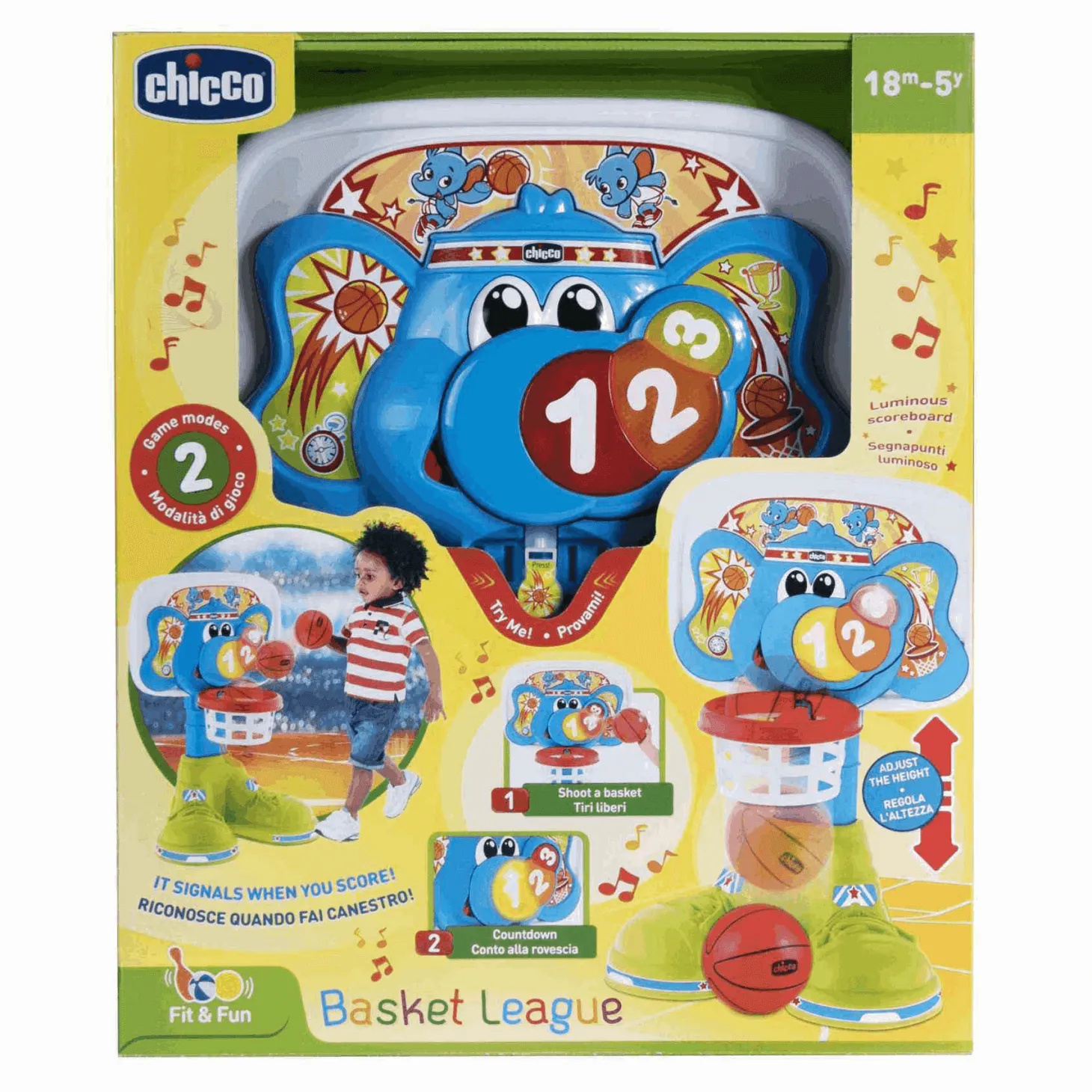 Chicco Canasta Basket 1, 2, 3 | Juguete Infantil