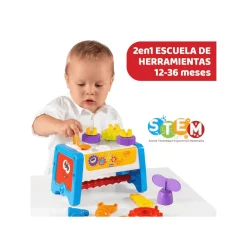 Chicco Escuela de Herramientas 2 En 1
