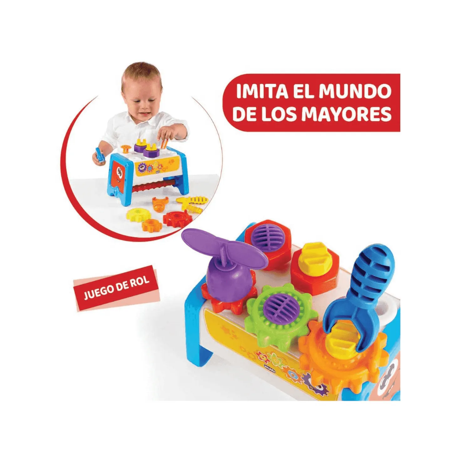 Chicco Escuela de Herramientas 2 En 1