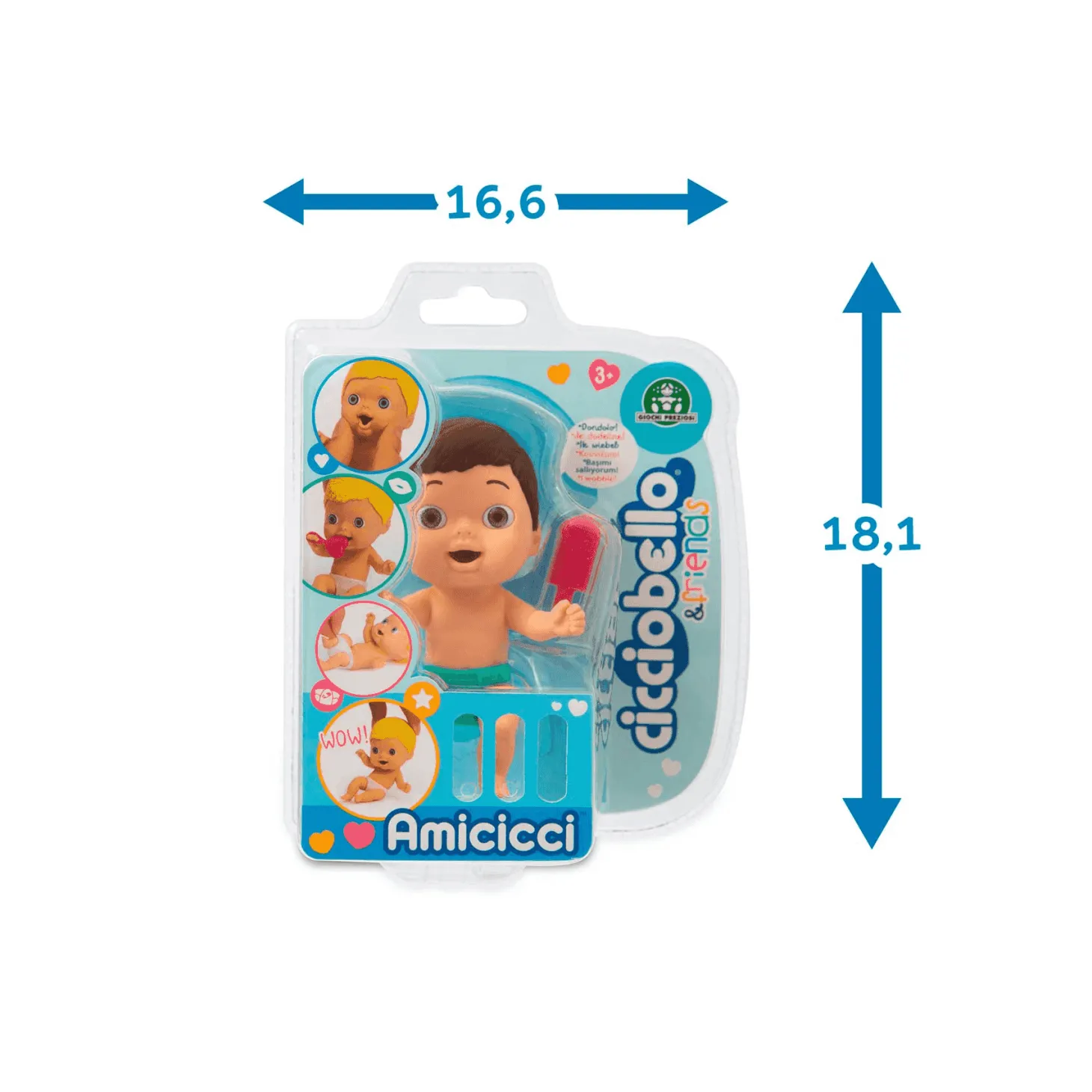 Cicciobello Amicicci Bebés Diferentes Modelos
