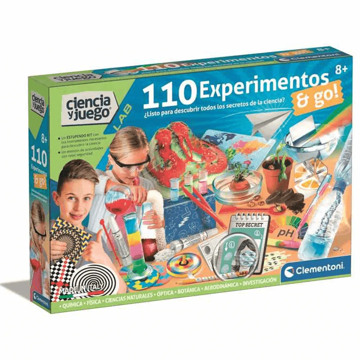 Ciencia en 110 experimentos Clementoni Juego Científico