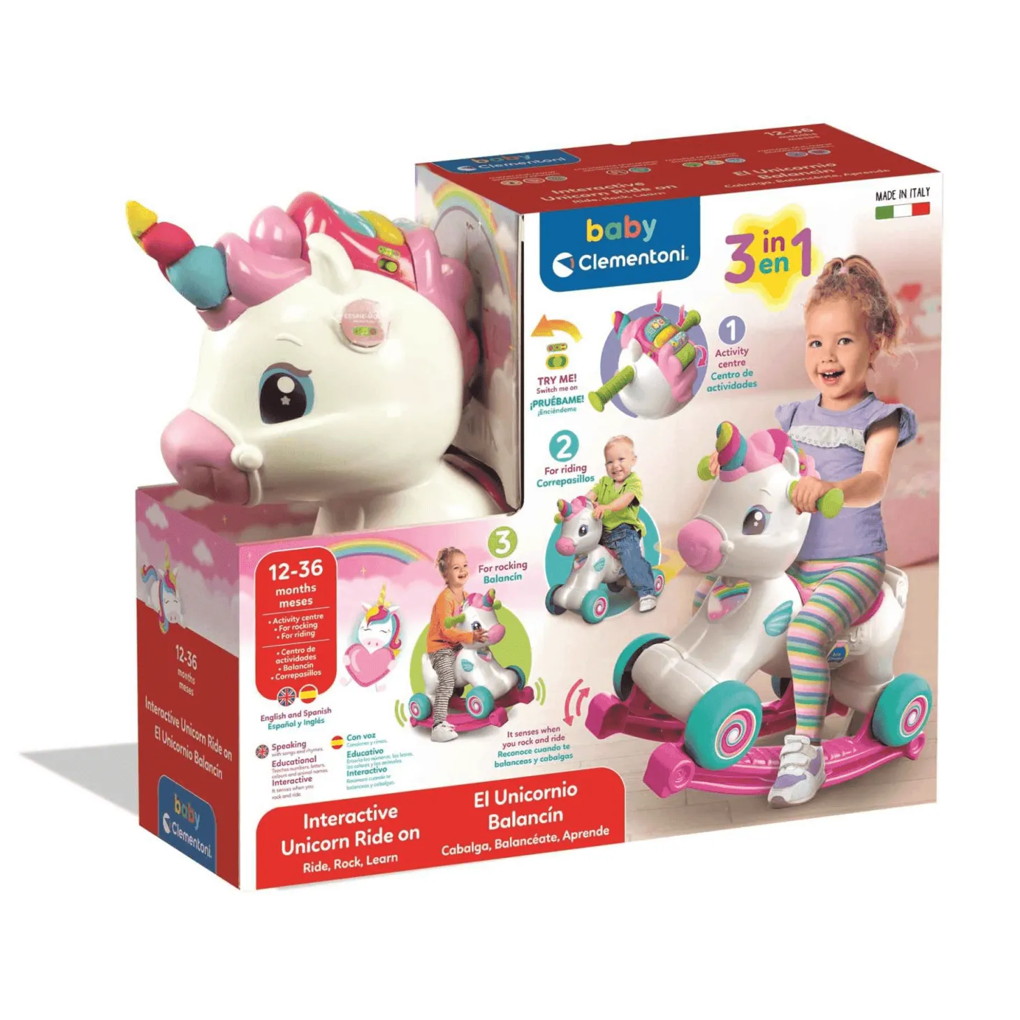 Clementoni El Unicornio Balancín