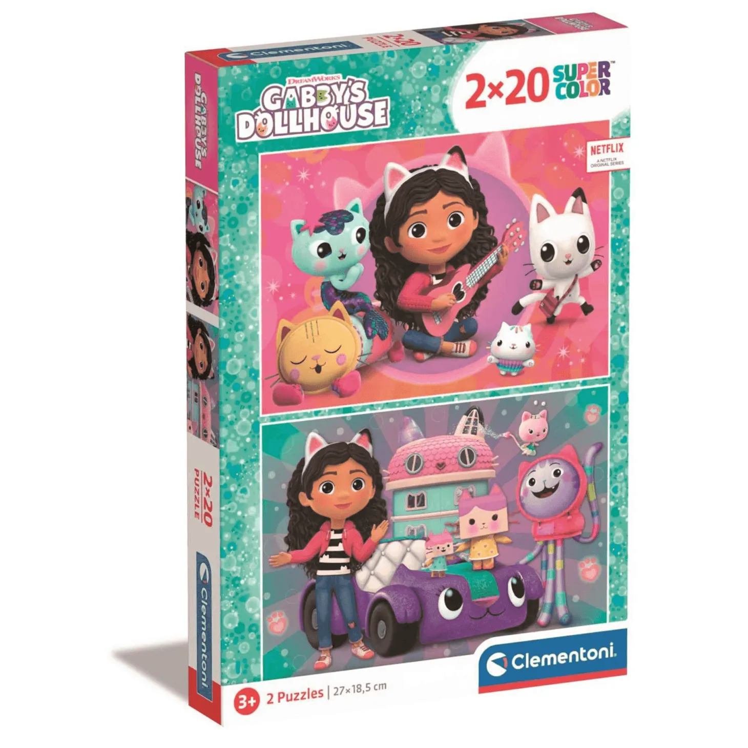 Clementoni Puzzle 2X20 Gabby´S Dollhouse