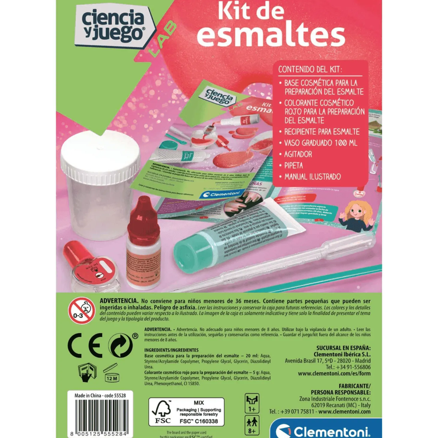 Clementoni Set De Esmaltes