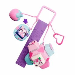 Clickeez Deluxe Keychain – Llavero coleccionable con teclas y charms Bizak
