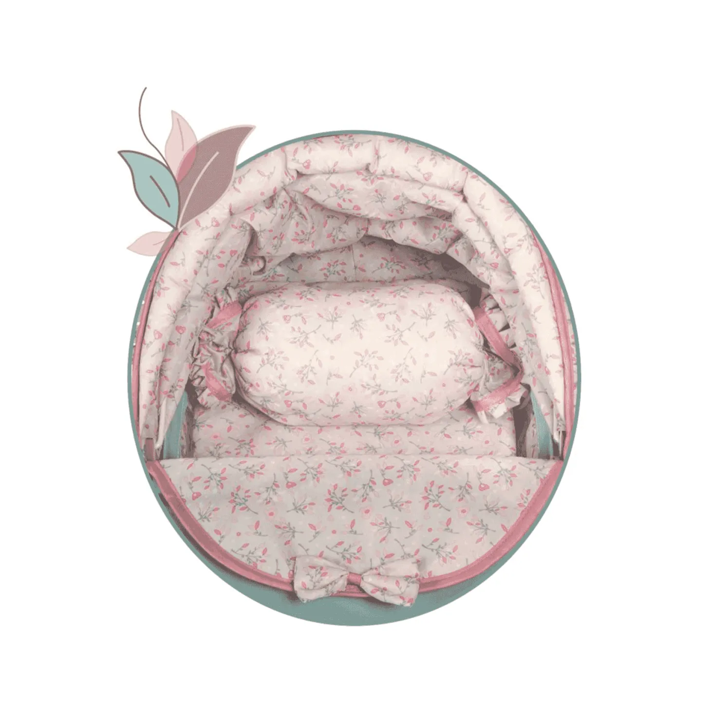 Coche de Muñecas Provenza Plegable con Sombrilla