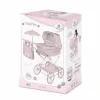 Coche de Muñecas 'Reborn' Plegable con Sombrilla y Suspensión De Cuevas