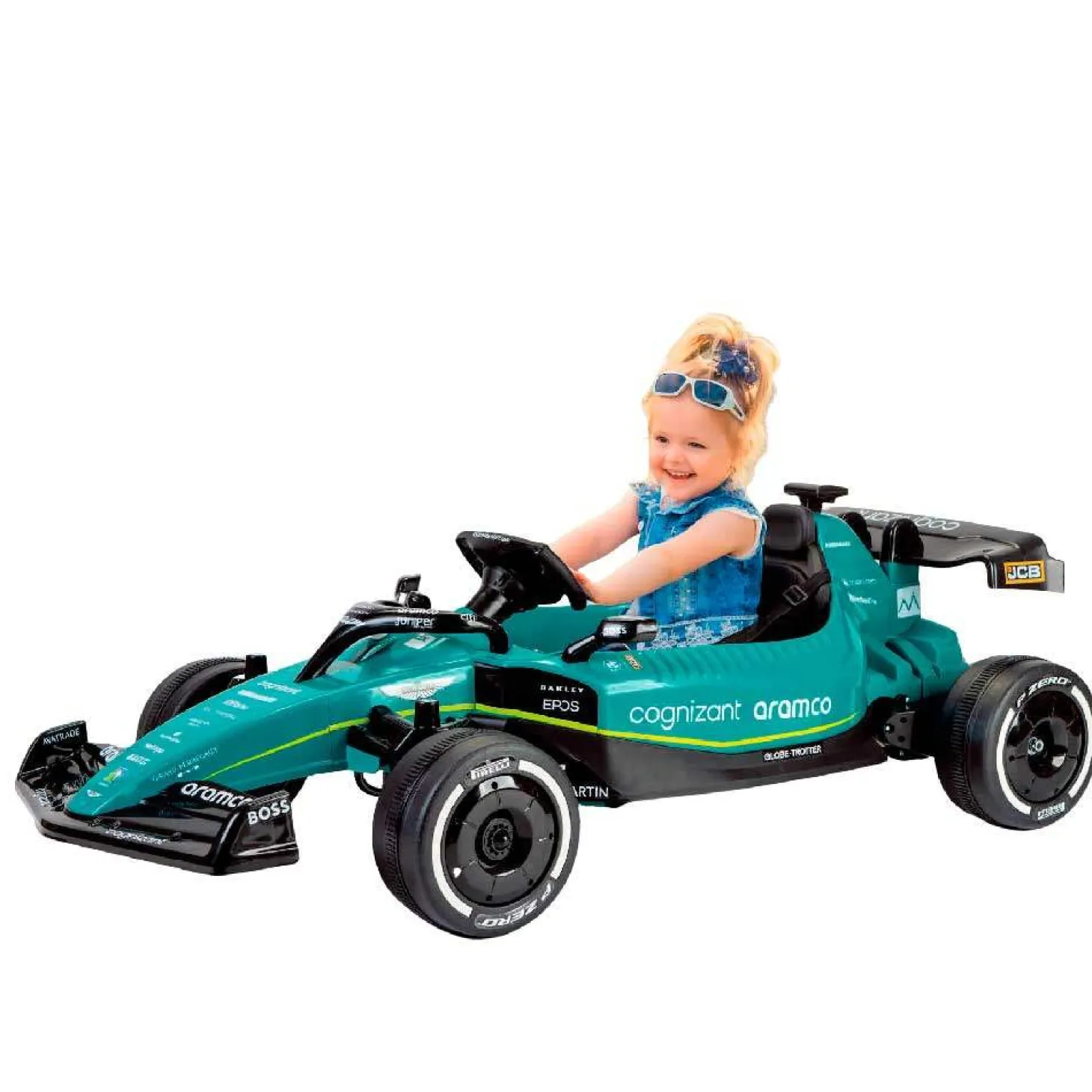 Coche Eléctrico F1 Verde 12V 7AH para Niños