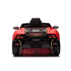 Coche eléctrico Lamborghini infantil 12V – Rojo o Rosa con mando y batería recargable (3+)