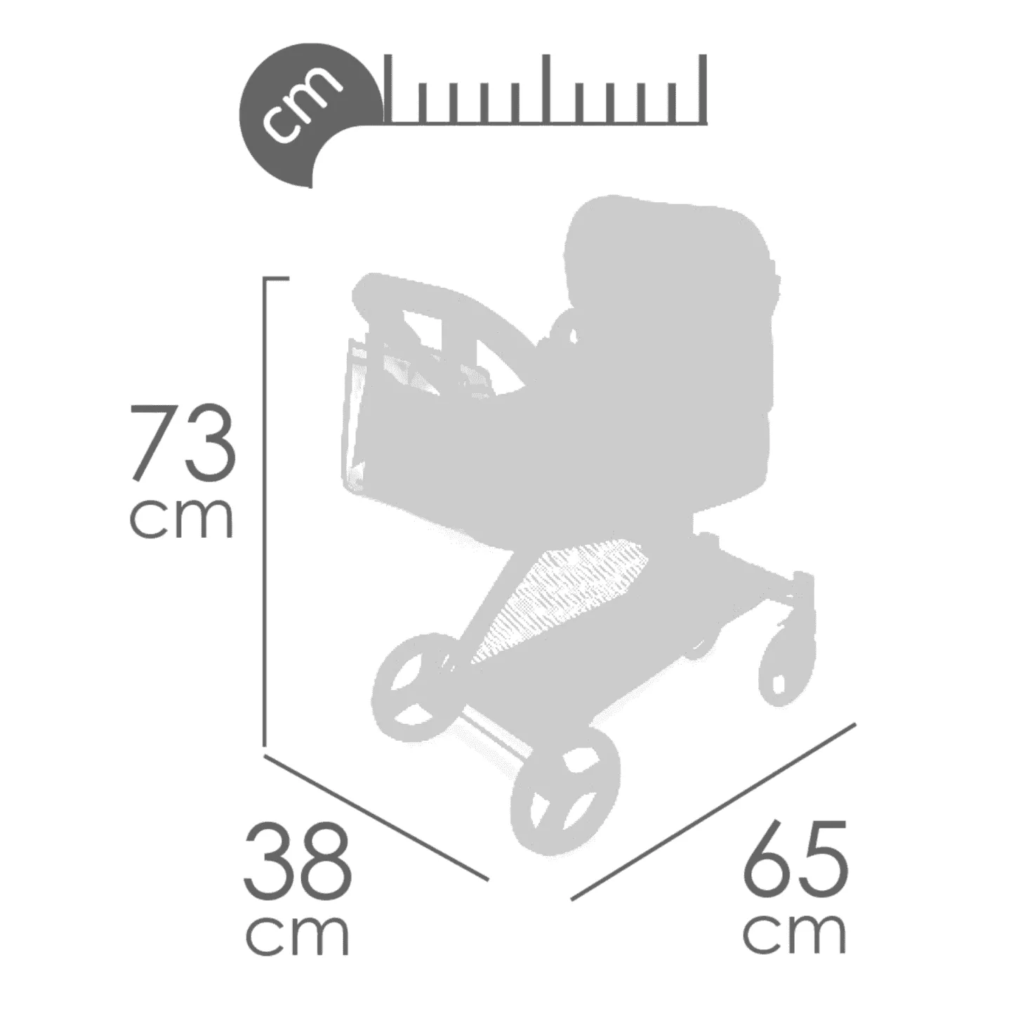 Coche Muñeca 3 X 1 Plegable De Cuevas Toys