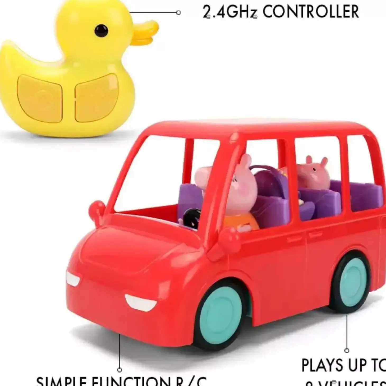Coche RC Peppa Pig – Coche familiar teledirigido