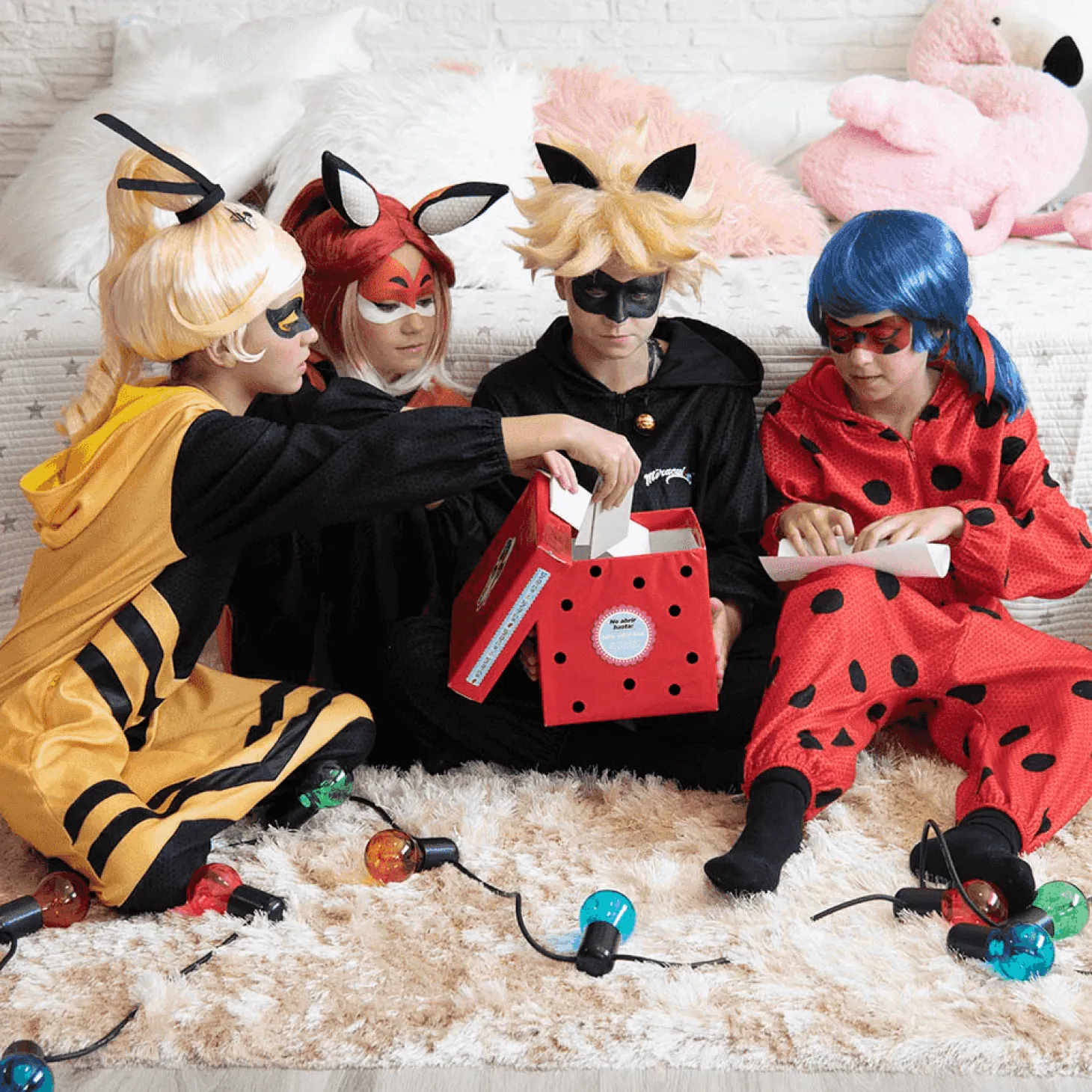 Complemento de disfraz Ladybug color negro