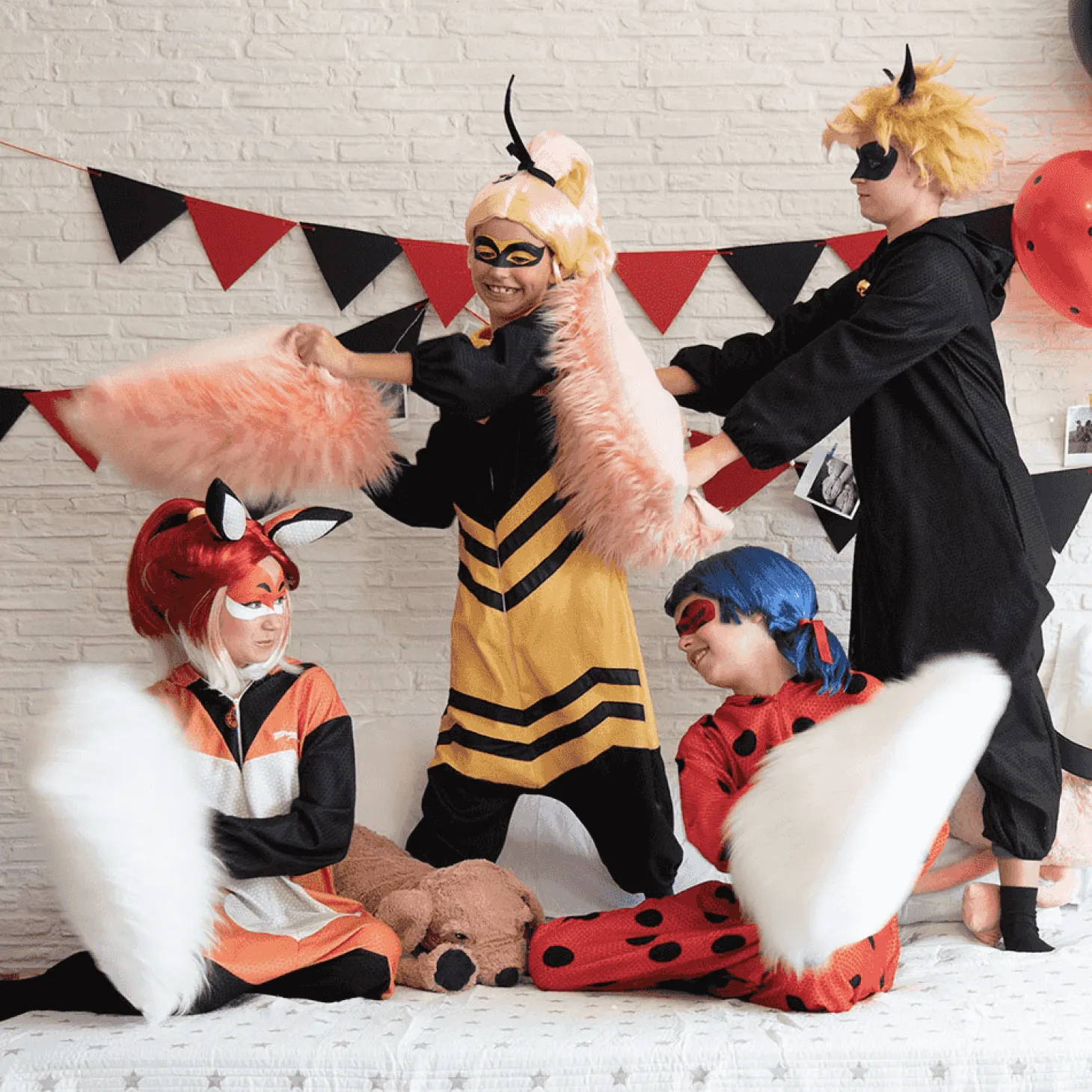 Complemento de disfraz Ladybug color negro