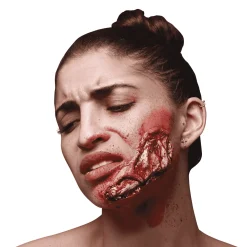 Complemento de disfraz Mejilla mordida