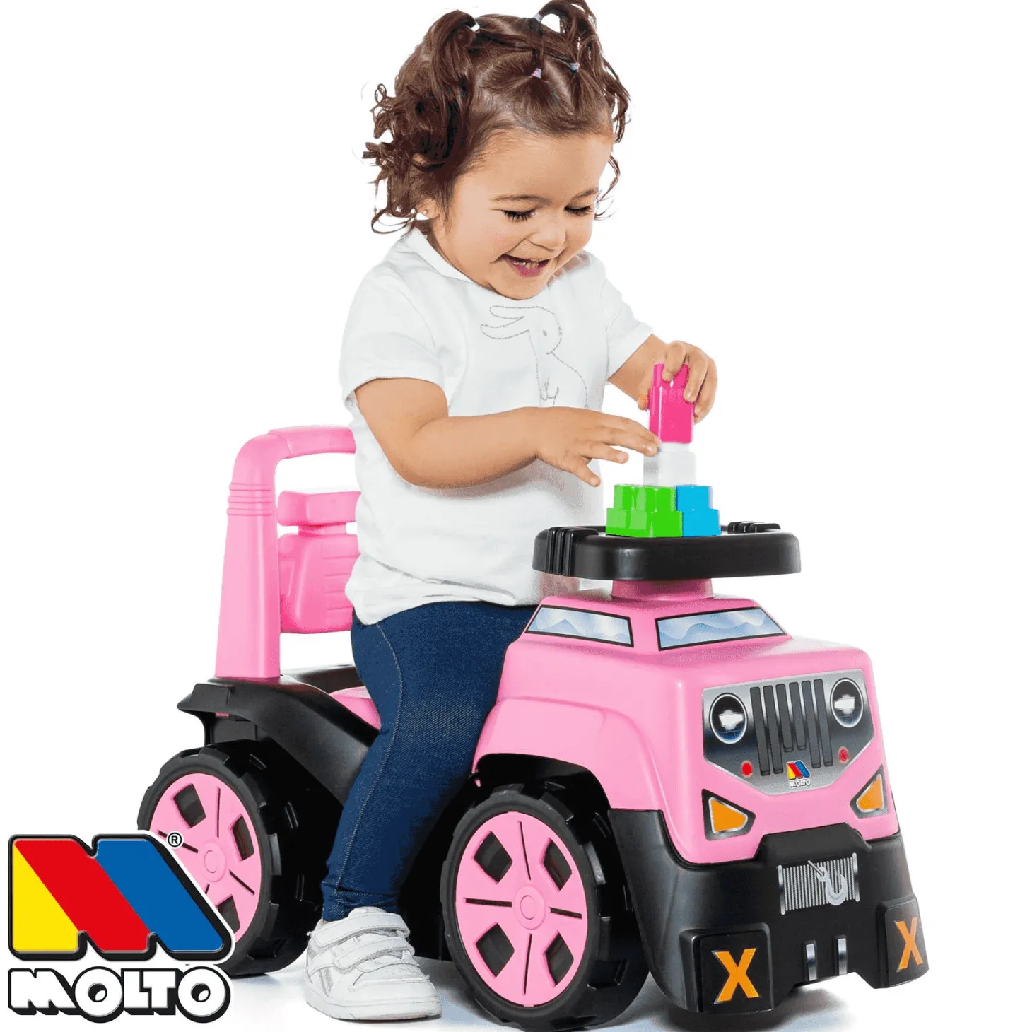 Correpasillos Jeep Rosa Molto