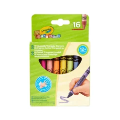 Crayola 16 Ceras Triangulares Lavables Mini Kids