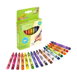 Crayola 16 Ceras Triangulares Lavables Mini Kids