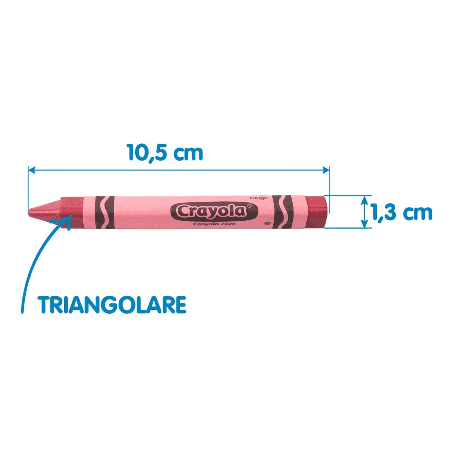 Crayola 16 Ceras Triangulares Lavables Mini Kids