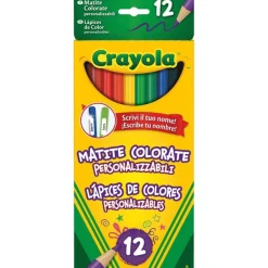 Crayola 12 Lápices de Colores Personalizables