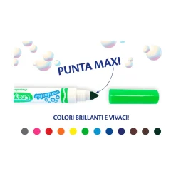 Crayola 12 Rotuladores Super Lavables Maxi Punta