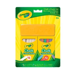 Crayola Set de 24 Tizas y Borrador