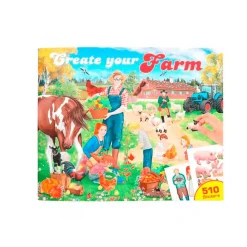 Crea Tu Granja Cuaderno Con Calcamonias Depesche