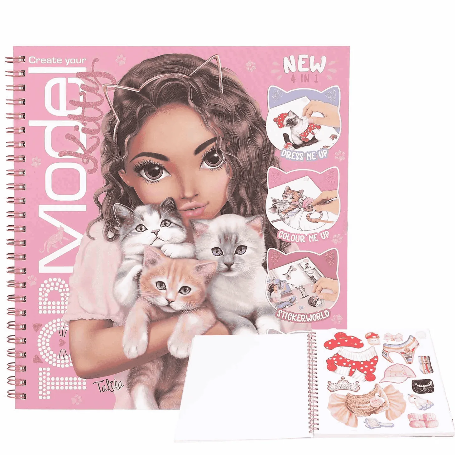 Crea Tu Libro De Colorear Kitty, Topmode