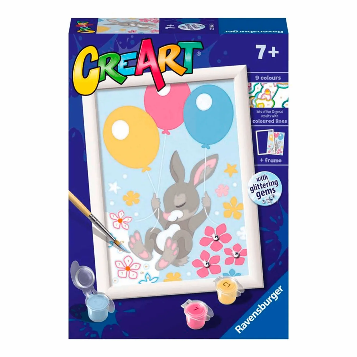 Creart Serie E Classic Conejo Con Globo Juego Creativo Pintura