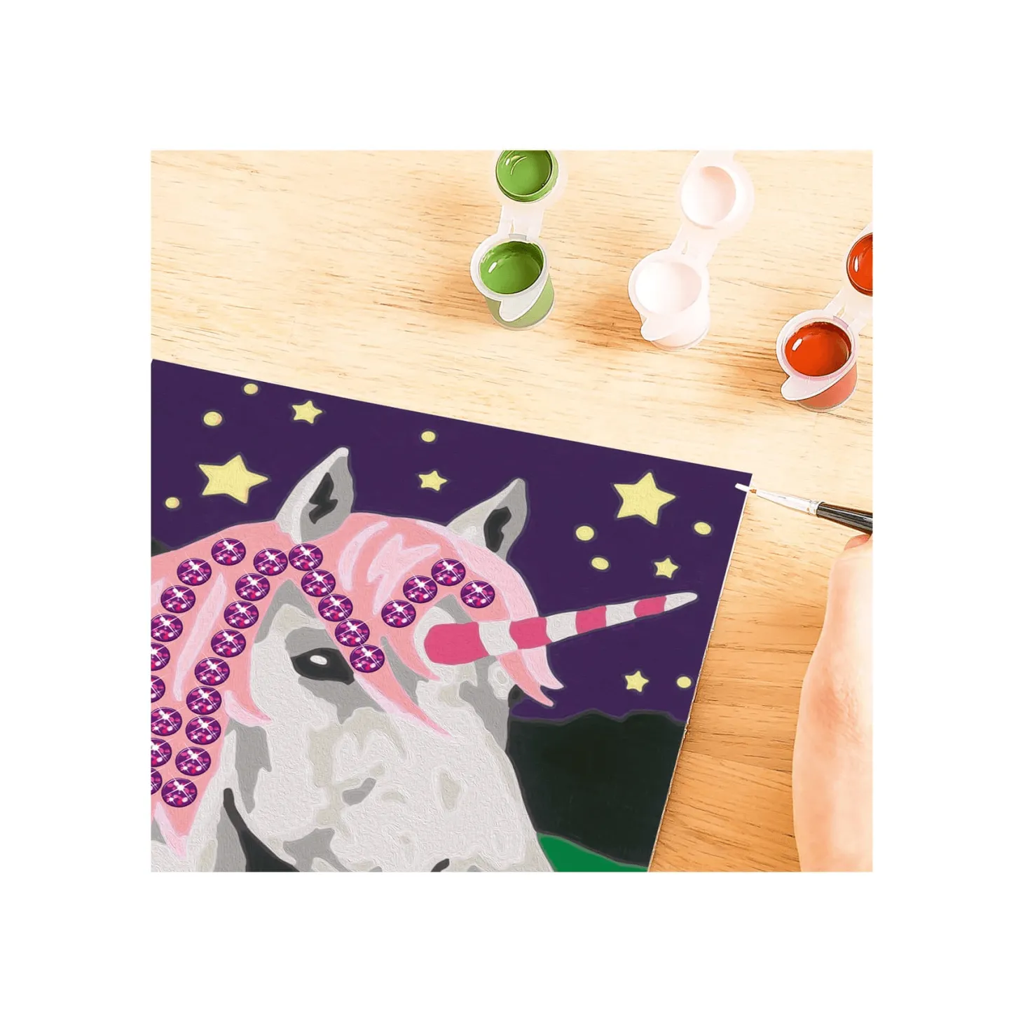 CreArt Unicornio con Diamantes