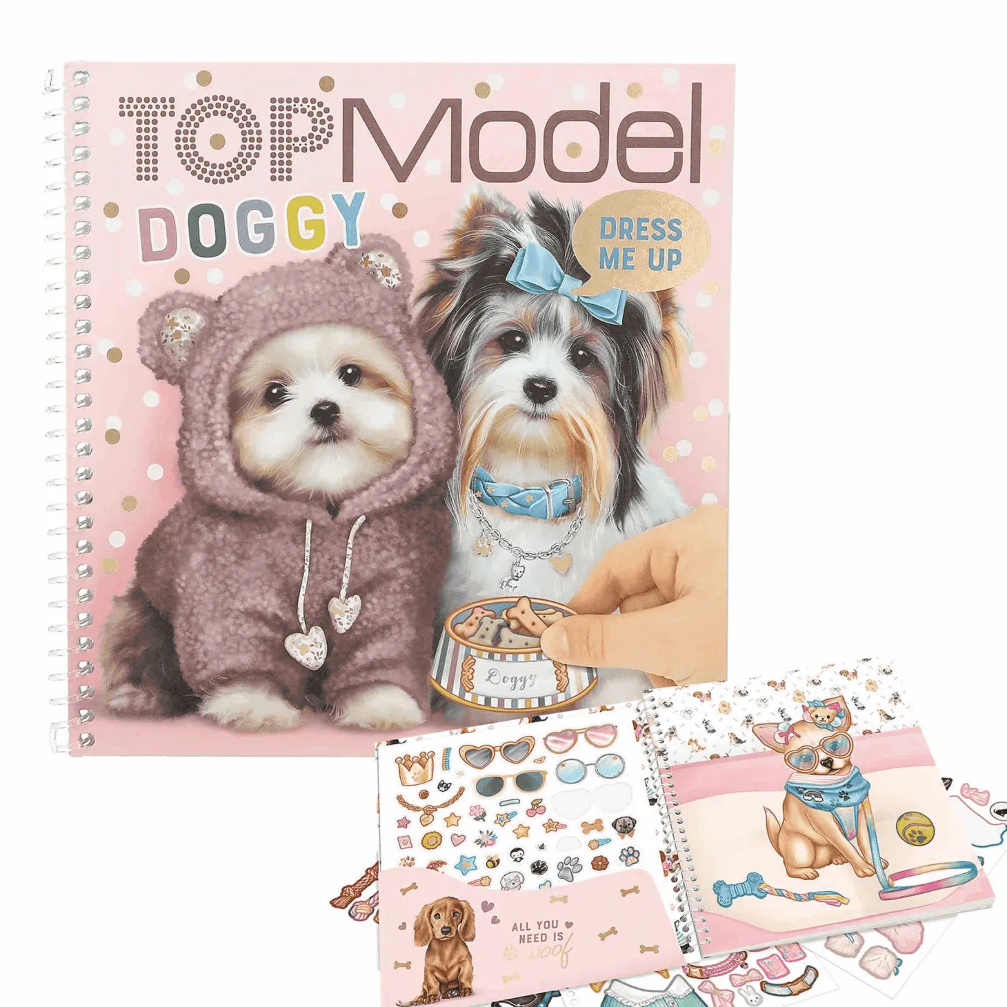 Cuaderno Con Calcomanias Topmodel Dress