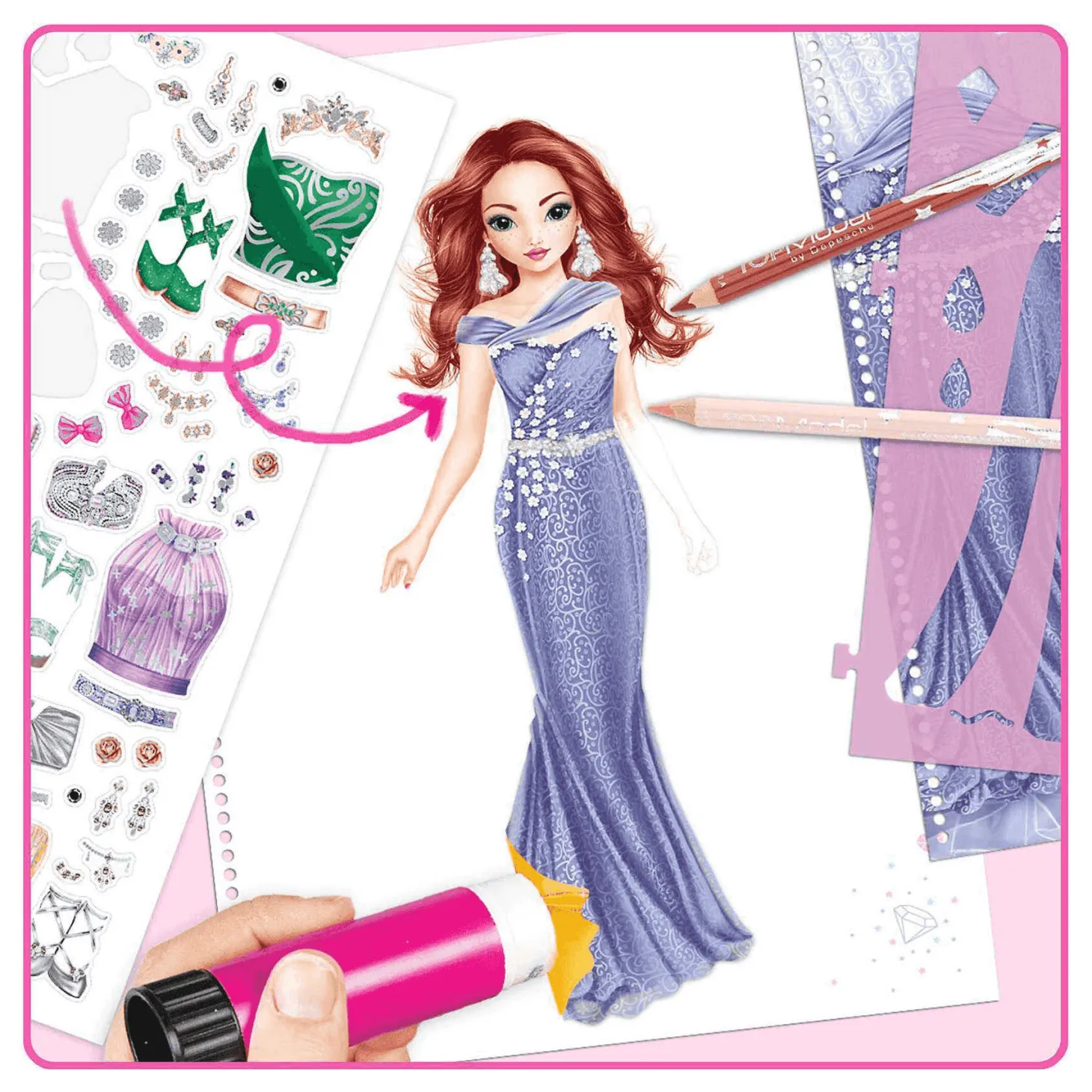 Cuaderno para Colorear Create your Glamour Special