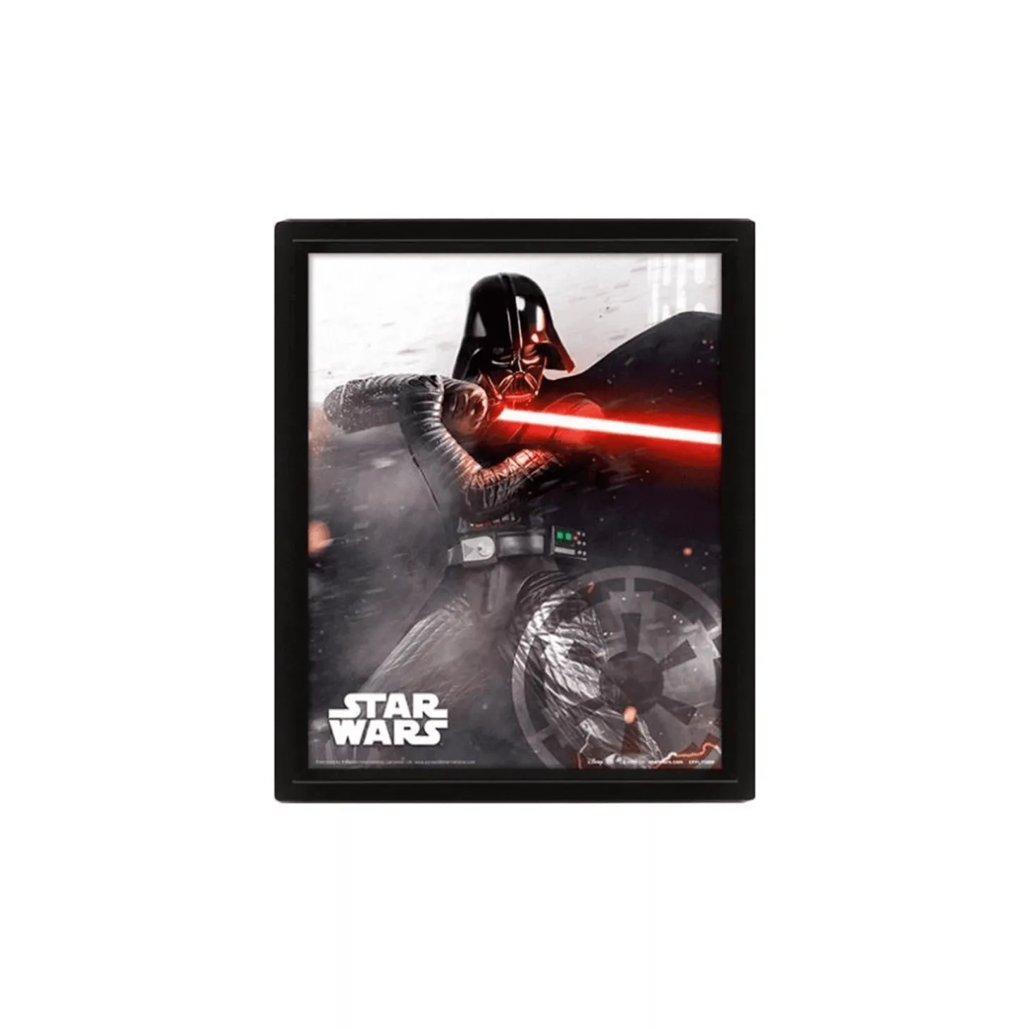 Cuadro 3D Star Wars: Vader vs Skywalker