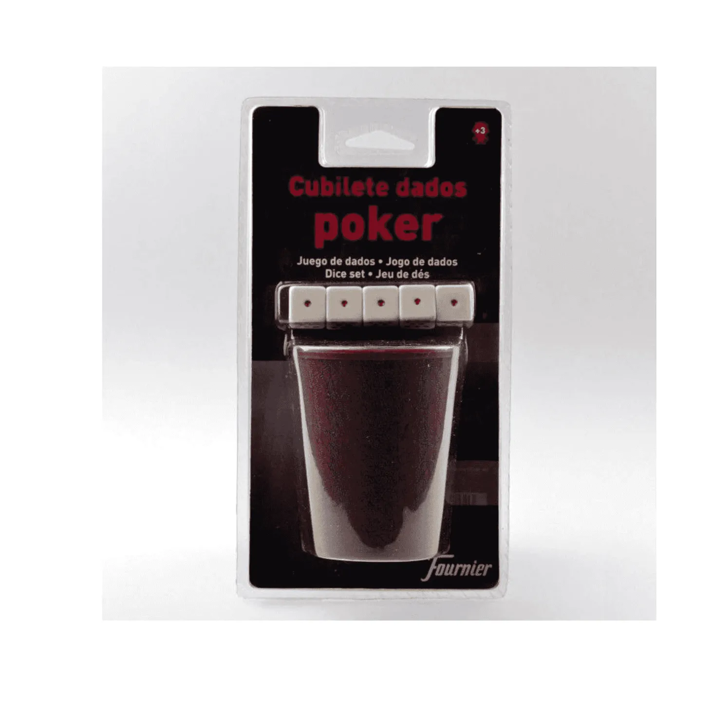 Cubilete y dados poker Fournier