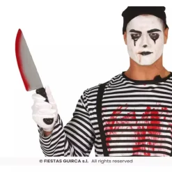 Cuchillo sangriento de Hallowen 37 cm plástico