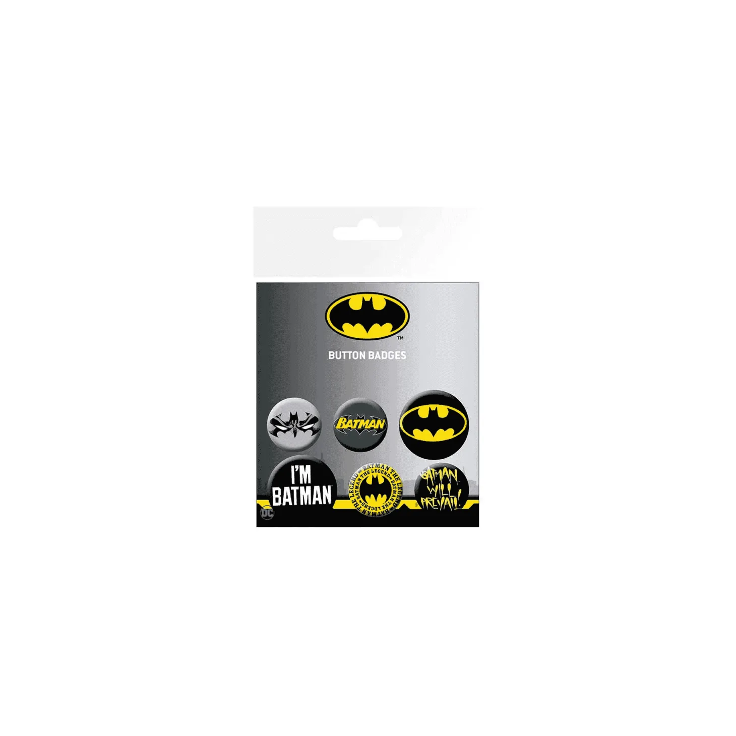 Dc comics paquete de insignias batman comics x4