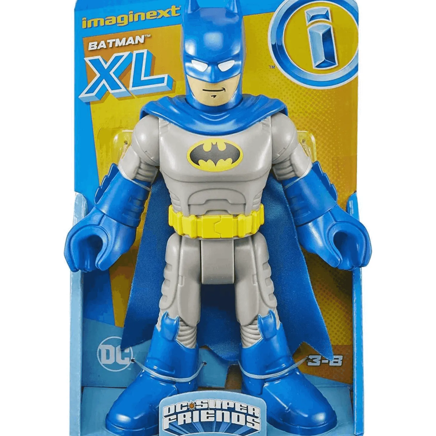 DC Comics Super Friends Figura Extragrande Batman con Traje Azul
