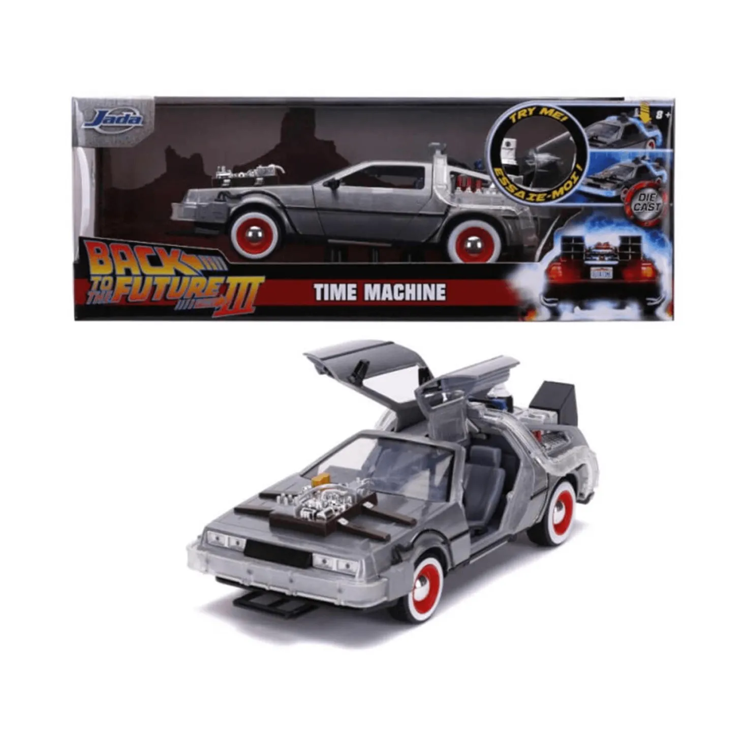 DeLorean Regreso al Futuro III 1:24