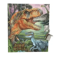 Dino World diario con candado