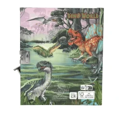 Dino World diario con candado